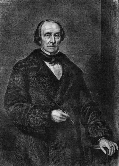 Peter von Cornelius német festő 1783-1867 portréja). alkotó: Unknown artist