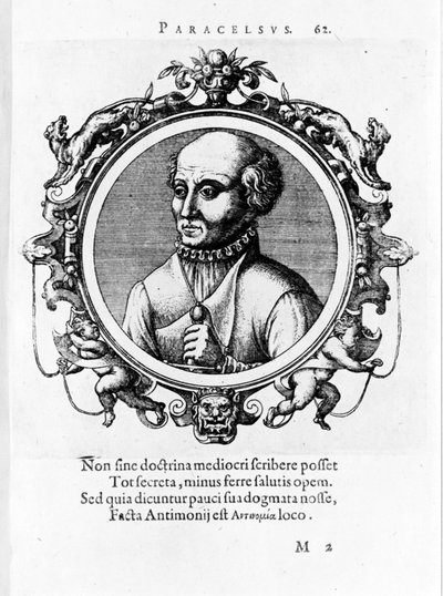 Philipp Aureolus Theophrastus Bombast von Hohenheim Paracelsus portréja alkotó: Unknown artist