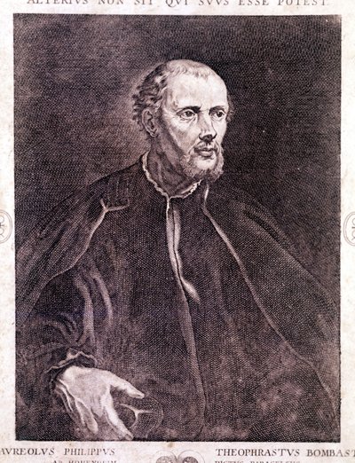 Philipp Aureolus Theophrastus Bombast von Hohenheim Paracelsus portréja alkotó: Unknown artist