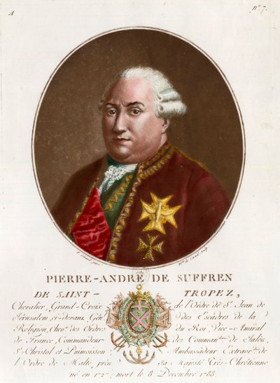 A Saint Tropez-i Pierre Andre de Suffren portréja alkotó: Unknown artist