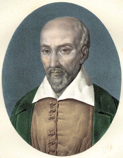 Pierre Charron (1541 - 1603) francia moralista portréja alkotó: Unknown artist