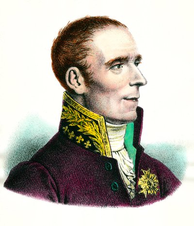 Pierre Simon, Marquis de Laplace (1745-1827) csillagász portréja, metszet a 18. századról Magángyűjtemény alkotó: Unknown artist