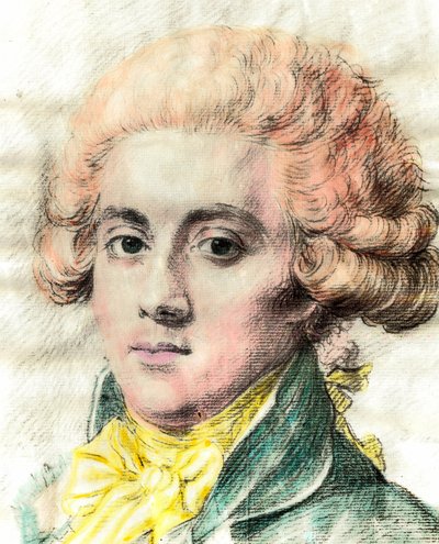 Pierre Victorien Vergniaud (1753-1793), Girondin francia politikus portréja. Részlet egy 18. századi illusztrációról. Versailles. Lambinet Múzeum alkotó: Unknown artist