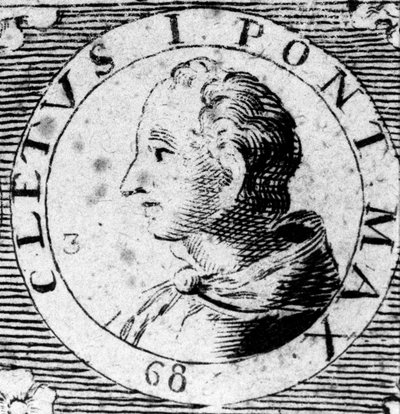 Anaclet vagy Clet vagy Anenclet vagy Cleto pápa portréja 91-ben halt meg. alkotó: Unknown artist