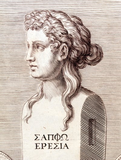 Sapho portréja (Sappho). alkotó: Unknown artist