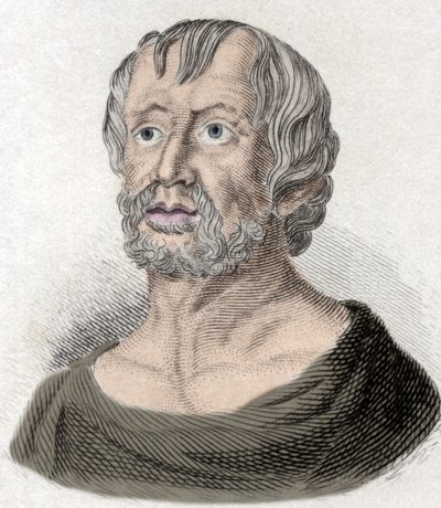 Lucius Annaeus Seneca (Kr. e. 4-65 JC), a sztoikus iskola filozófusa, drámaíró és római államférfi portréja. alkotó: Unknown artist