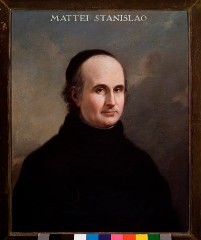 Stanislao Mattei (1750-1825) olasz zeneszerző Anonymous festmény portréja. 18. századi Bologna, polgári zenei múzeum alkotó: Unknown artist