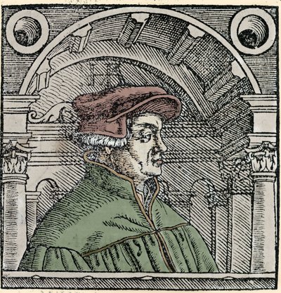 Ulrich Zwingli (1484-1531), svájci vallási reformátor portréja. alkotó: Unknown artist