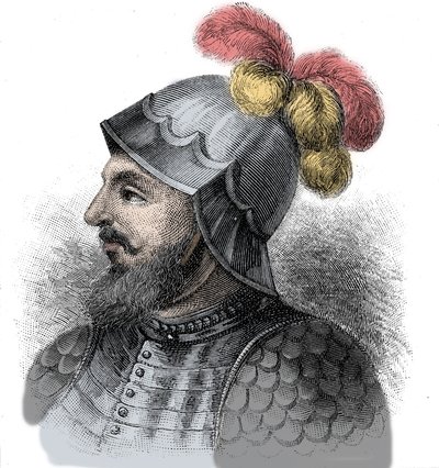 Vasco Nunez de Balboa spanyol hódító (1475-1517) portréja – Metszet XIX. alkotó: Unknown artist