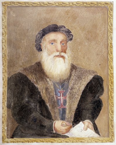 Vasco de Gama portréja – Richard Henri Major „Henri portugál herceg élete, a navigátor vezetéknévben” című filmjében alkotó: Unknown artist