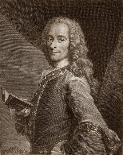Voltaire portréja (1694 - 1778). alkotó: Unknown artist