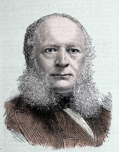 Werner von Siemens (1816-1892) német mérnök és iparos portréja. alkotó: Unknown artist