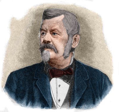 Wilhelm Jordan (1842-1899) német geodézus portréja. alkotó: Unknown artist