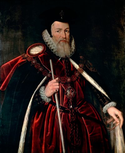 William Cecil báró Burghley portréja alkotó: Unknown artist