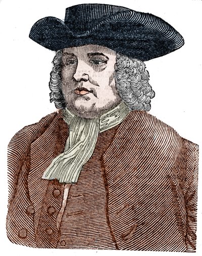 William Penn (1644-1718) portréja, Pennsylvania alapítója. Angol vallási reformer és rovatvezető. alkotó: Unknown artist