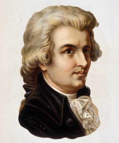 Wolfgang Amadeus Mozart (1756-1791) portréja alkotó: Unknown artist