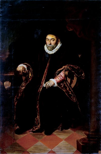 A gének dózse Prospero Centurione Fattinanti portréja (kb. 1510-1581) Névtelen festmény 16. század V. 206x136 cm Chiavari, Palazzo Rocca, Torriglia gyűjtemény alkotó: Unknown artist