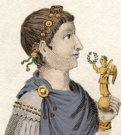Flavius Arcadius (377-408) kelet-római császár portréja alkotó: Unknown artist