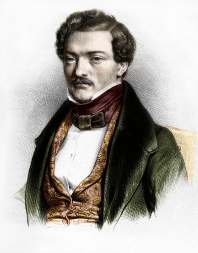 Gilbert-Louis Duprez francia tenor portréja alkotó: Unknown artist