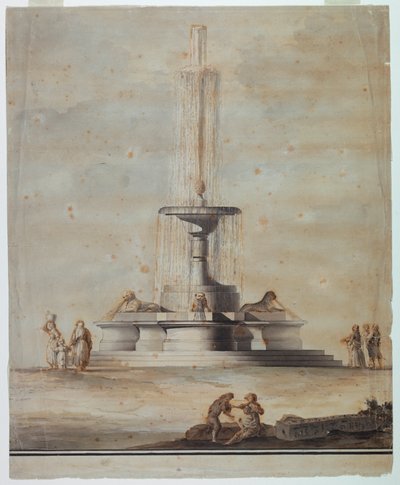 Projekt egy szökőkúthoz alkotó: Unknown artist
