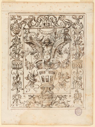 Projekt: panel díszítése alkotó: Unknown artist