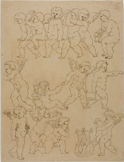 Putti Feladatok végrehajtása alkotó: Unknown artist