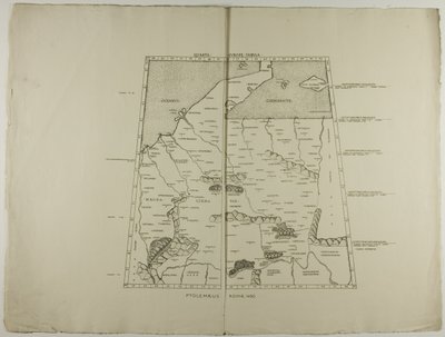 Negyedik Európa Tabula: Ptolemaeus Romae 1490 alkotó: Unknown artist