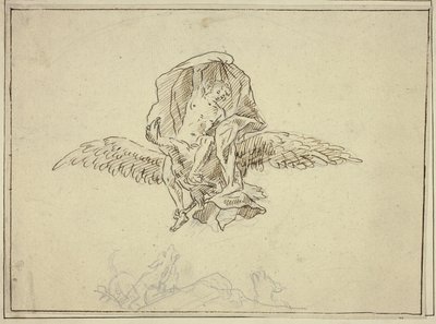 A Ganümédész megerőszakolása alkotó: Unknown artist