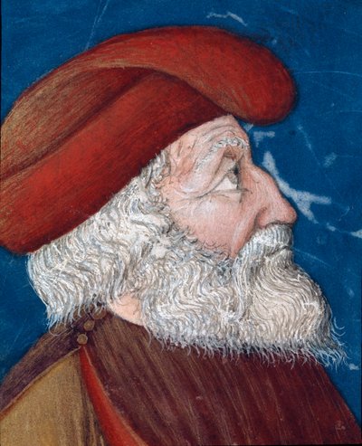 Igazságos Arisztidosz (Kr. e. 550-467) athéni államférfi ábrázolása Miniatűr a Plutarkhosz (i.sz. 46-125) „” jeles férfiak párhuzamaiból”” (MS. XV. 1) XV. század. Cesena, Biblioteca Malatestiana alkotó: Unknown artist