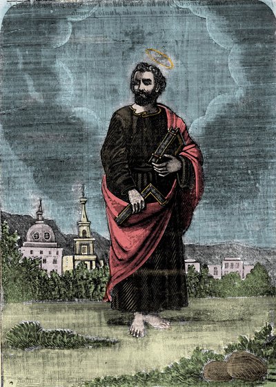 Szent Jude vagy Jude Thaddee apostol ábrázolása. alkotó: Unknown artist