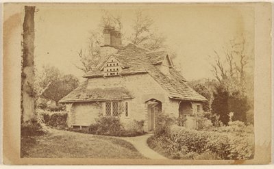 Thomas Roberts rezidenciája Wodenethe Fish Kill on Hudson N.Y. [a Rose Cottage külső nézete, Blaise Hamlet] alkotó: Unknown artist