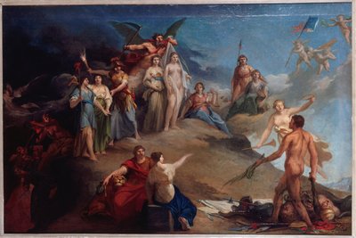 Forradalmi allegória, 1790 körül (olaj) alkotó: Unknown artist