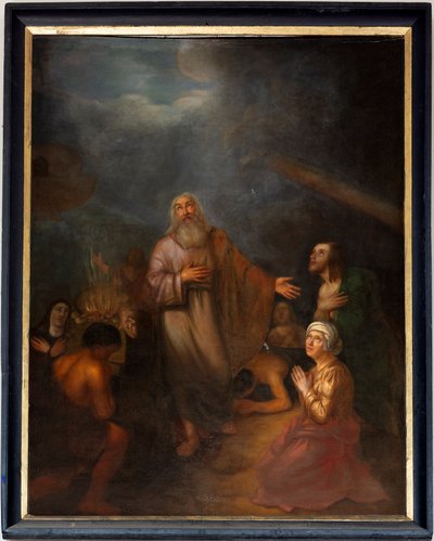 Ábrahám áldozata alkotó: Unknown artist