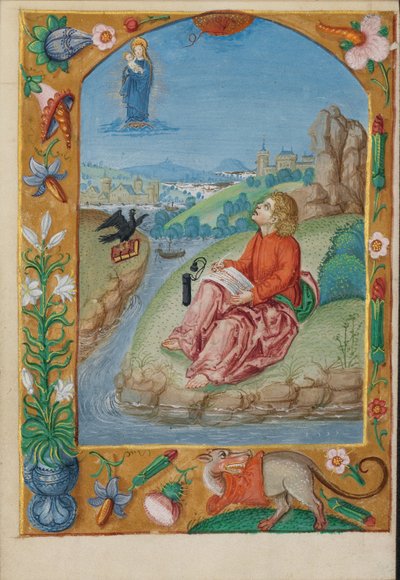 Szent János Patmoszon alkotó: Unknown artist