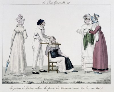 Saltimbanque: a stafétabotos - „A jó műfajban””, deb. 19. század alkotó: Unknown artist