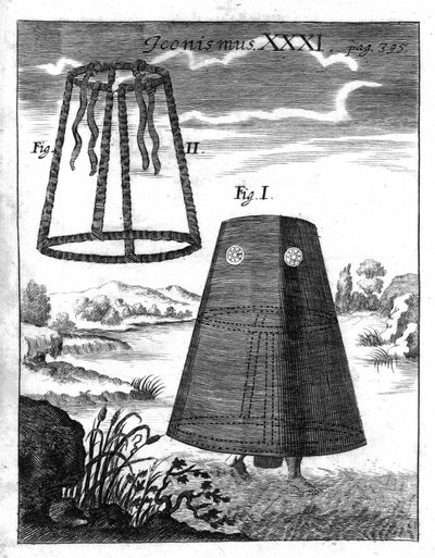 A Scanphandert a jezsuita Gaspar Schott (vagy Caspar Schotti) képzelte el 1664-ben. alkotó: Unknown artist