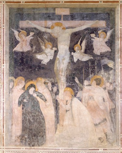 A keresztre feszítés jelenete, Pomposa apátság, Olaszország alkotó: Unknown artist
