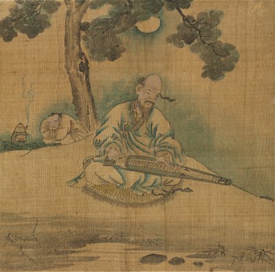 Tudós Qin-t játszik alkotó: Unknown artist