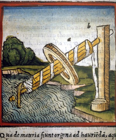 Archimedes csavarja Vitruva „” De architectura”-jában. 1630 alkotó: Unknown artist