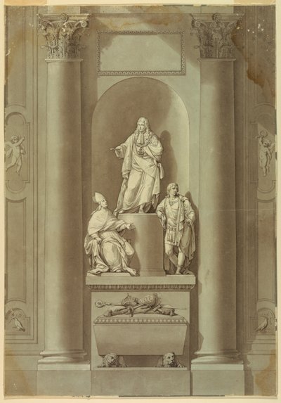 Az utolsó három Stuart síremléke alkotó: Unknown artist