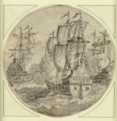 Hajó a vitorlán alkotó: Unknown artist