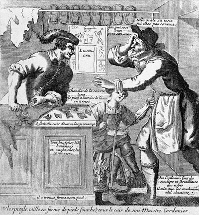 Cipész - 1782 - Musee Carnavalet. alkotó: Unknown artist