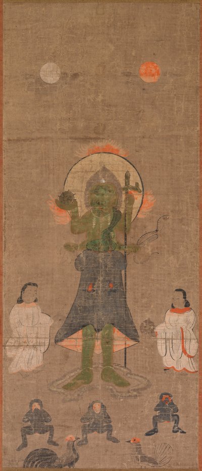 Shomen Kongo: A kék arcú Kongo alkotó: Unknown artist