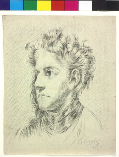Vállpánt Egy fiatalember képe alkotó: Unknown artist