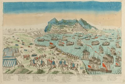 Gibraltár ostroma, 1782 alkotó: Unknown
