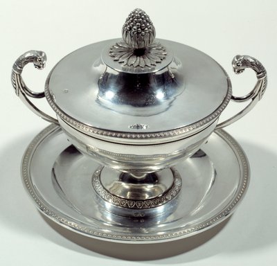Ezüst csésze fenyőtoboz tetejével. 1789-1809. Néz. Nemzeti Reneszánsz Múzeum alkotó: Unknown artist
