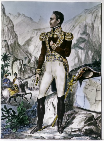 Simon Bolivar (1783-1630) (metszet) alkotó: Unknown artist