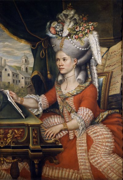 Therese (Teresa) Lanti énekesnő, Casanova szeretője. Névtelen. Scala Múzeum, Milánó. alkotó: Unknown artist