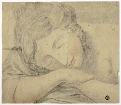 Alvó nő fejjel a karján alkotó: Unknown artist