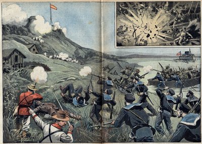 Spanyol-amerikai háború vagy kubai függetlenségi háború (1868-1898) Spanyolország és Észak-Amerika között alkotó: Unknown artist
